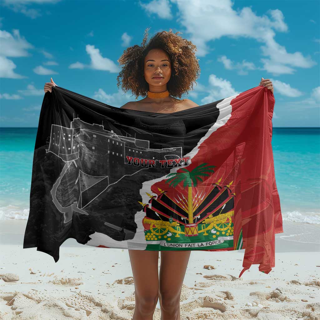 Personalized Haiti First Black Republic 1804 Sarong Ayiti Citadel Laferriere LT7