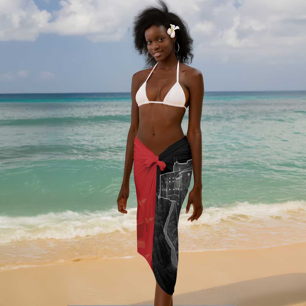 Personalized Haiti First Black Republic 1804 Sarong Ayiti Citadel Laferriere LT7