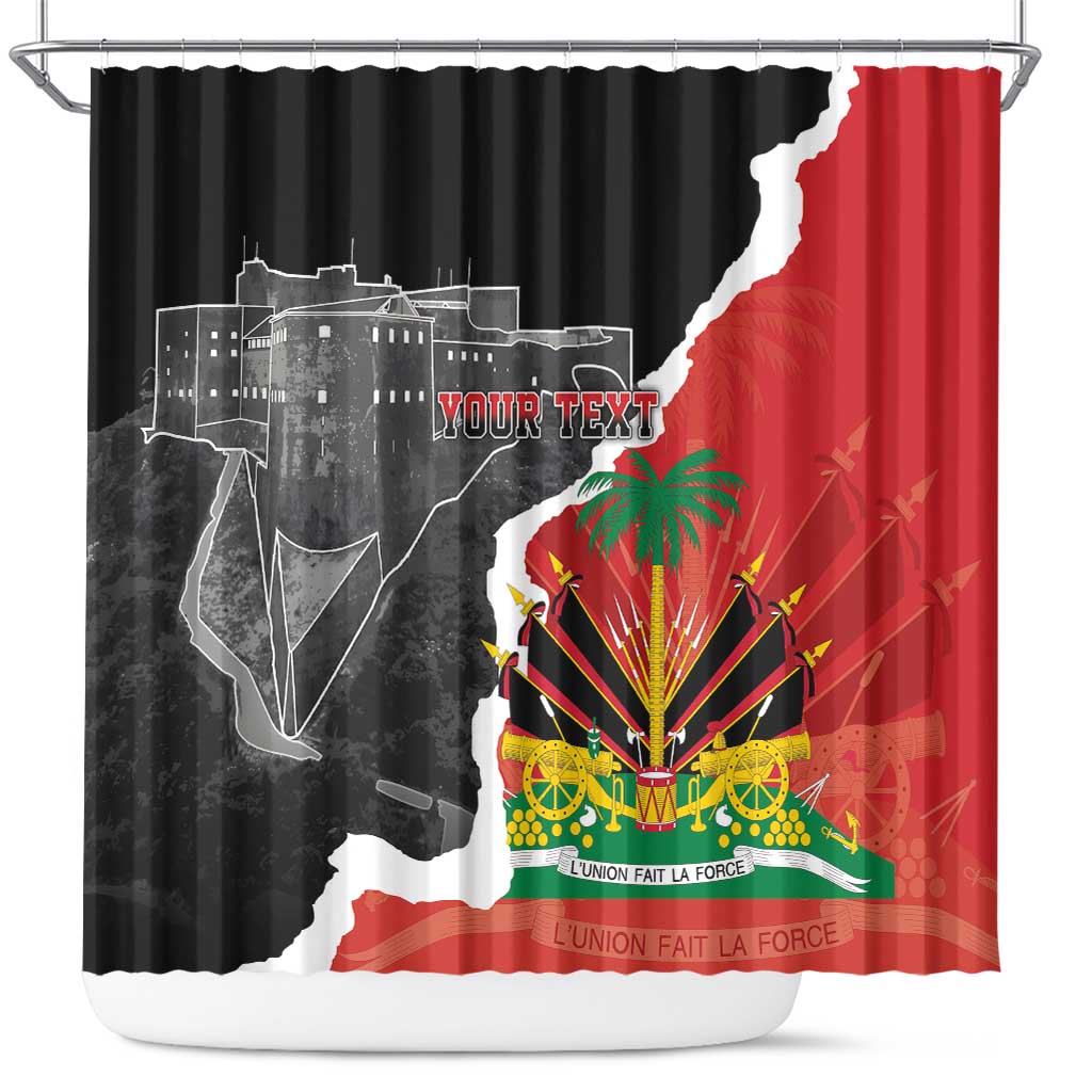 Personalized Haiti First Black Republic 1804 Shower Curtain Ayiti Citadel Laferriere LT7