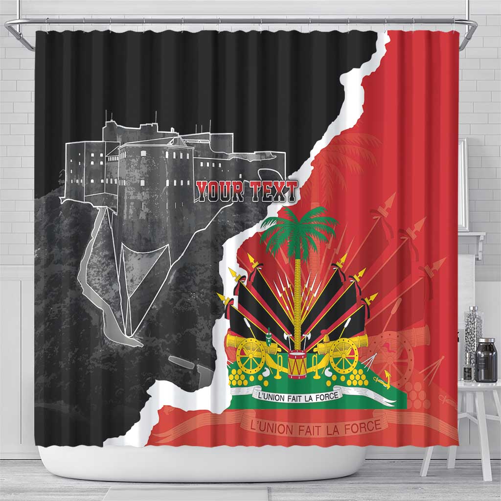 Personalized Haiti First Black Republic 1804 Shower Curtain Ayiti Citadel Laferriere LT7