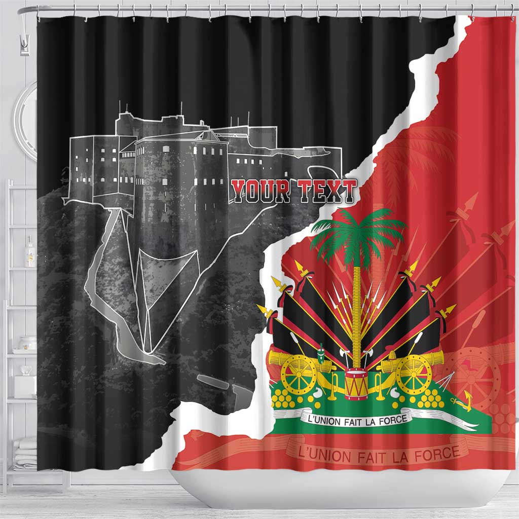 Personalized Haiti First Black Republic 1804 Shower Curtain Ayiti Citadel Laferriere LT7