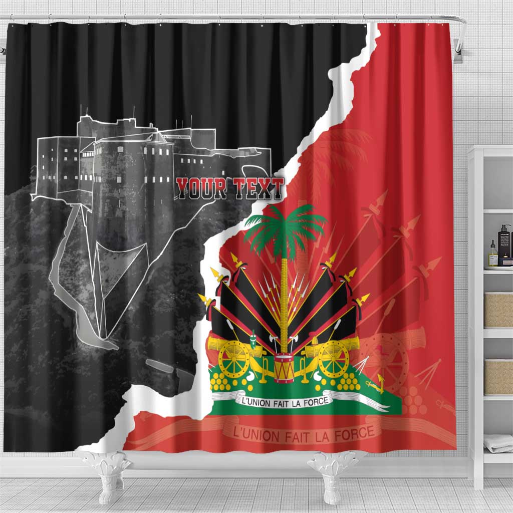 Personalized Haiti First Black Republic 1804 Shower Curtain Ayiti Citadel Laferriere LT7