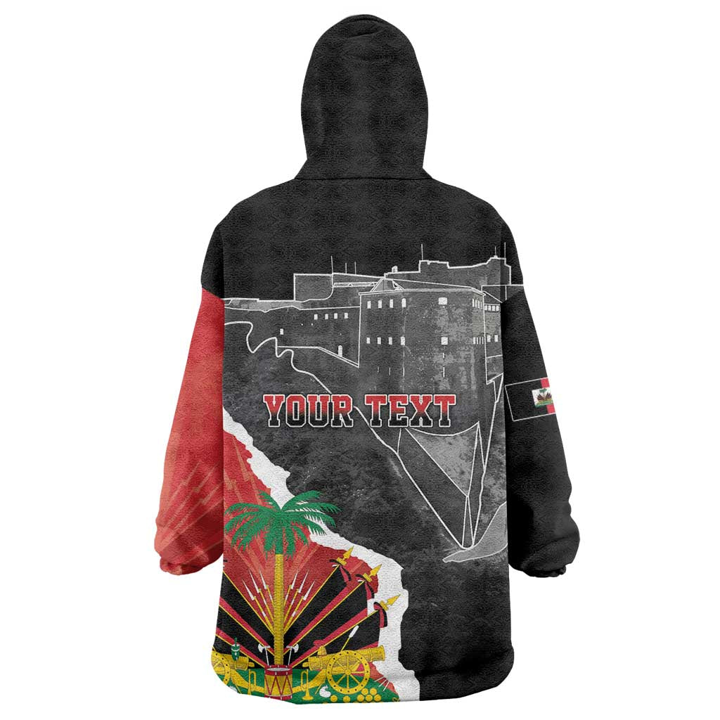 Personalized Haiti First Black Republic 1804 Wearable Blanket Hoodie Ayiti Citadel Laferriere LT7