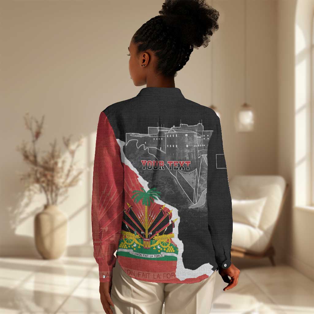 Personalized Haiti First Black Republic 1804 Women Casual Shirt Ayiti Citadel Laferriere LT7