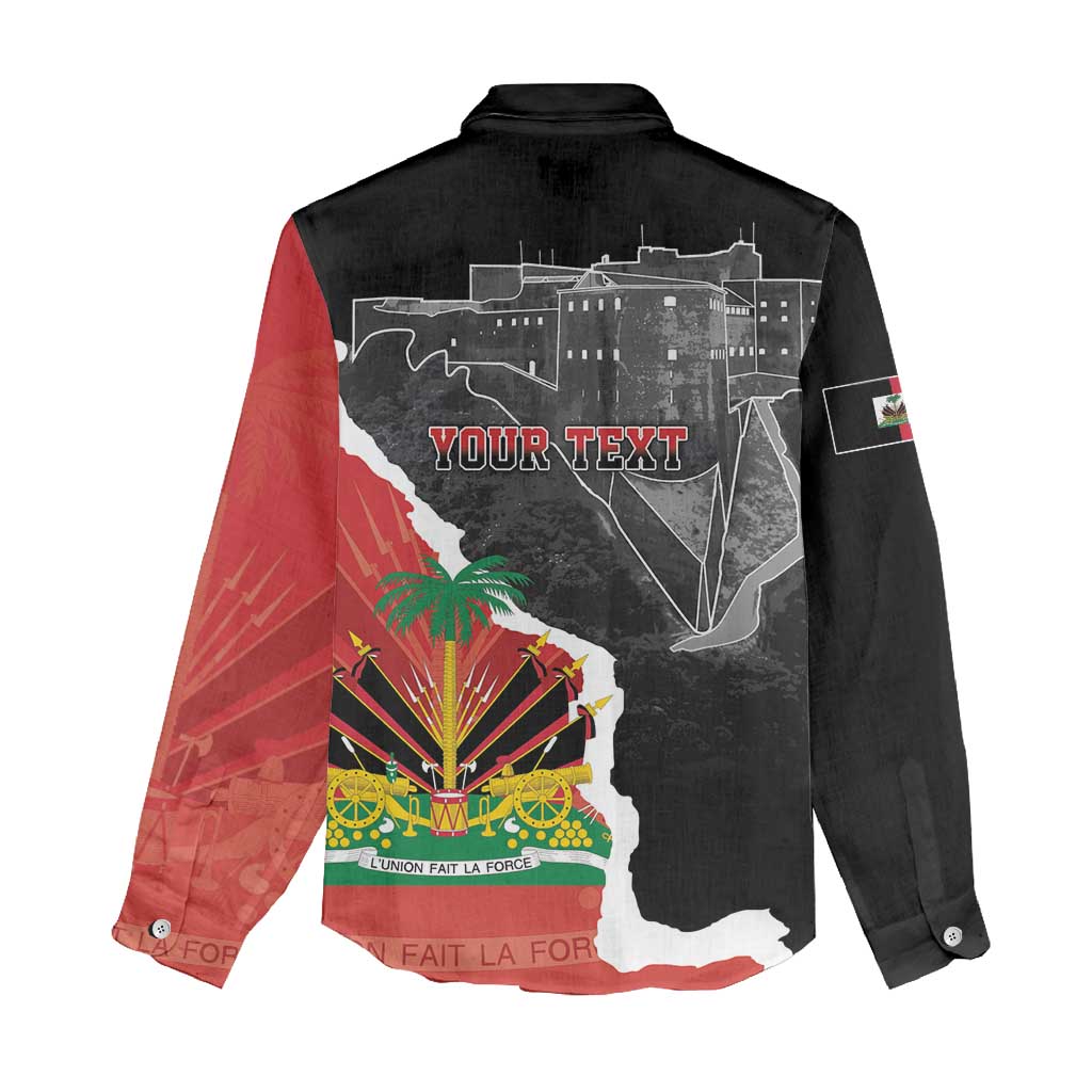 Personalized Haiti First Black Republic 1804 Women Casual Shirt Ayiti Citadel Laferriere LT7