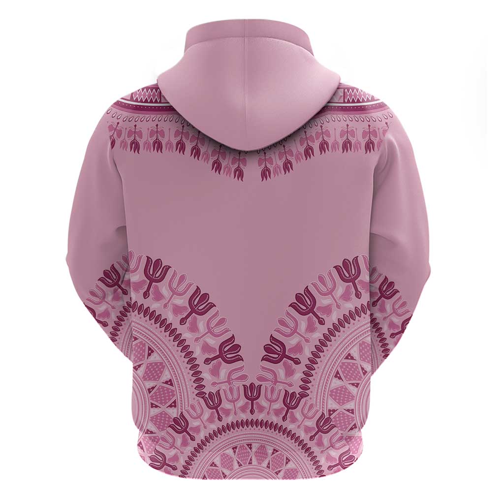 Dashiki Glamorous Pink Hoodie Breast Cancer Awareness LT7