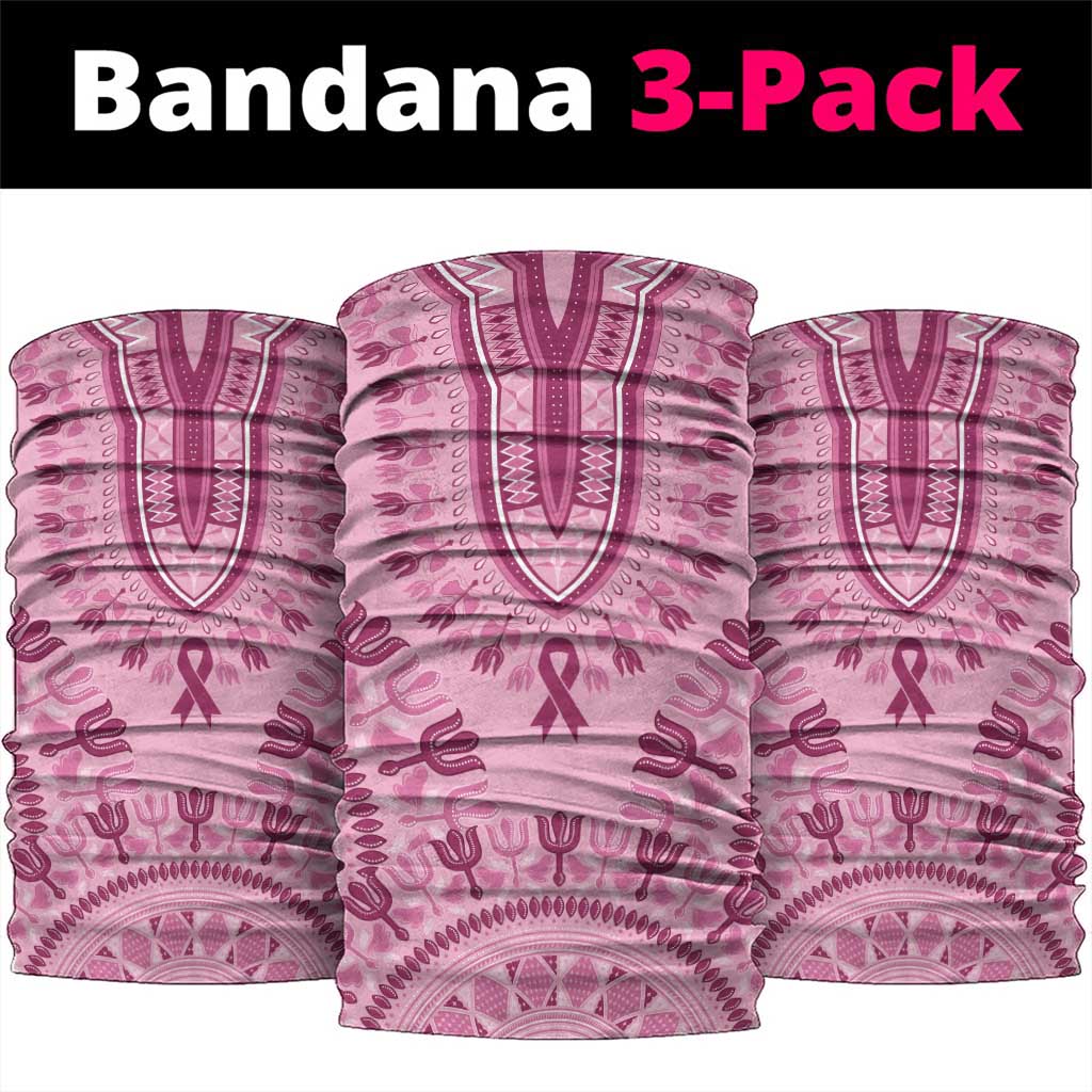 Dashiki Glamorous Pink Neck Gaiter Breast Cancer Awareness LT7