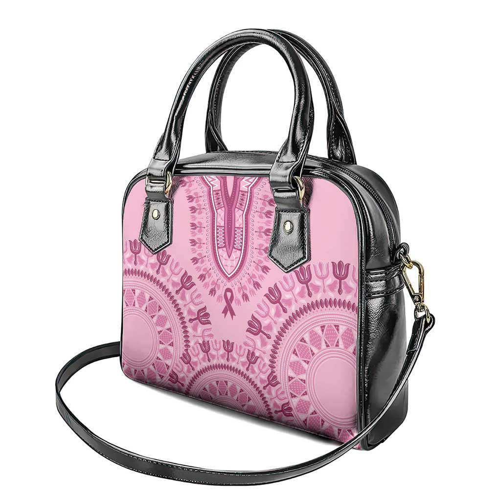 Dashiki Glamorous Pink Shoulder Handbag Breast Cancer Awareness LT7