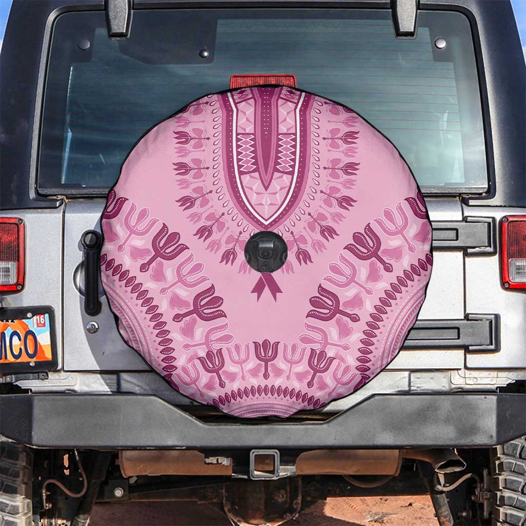 Dashiki Glamorous Pink Spare Tire Cover Breast Cancer Awareness LT7