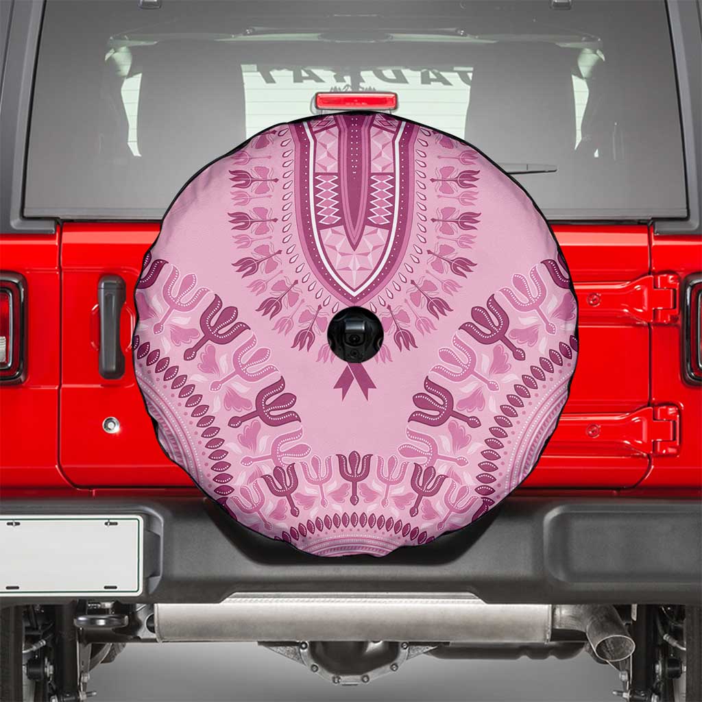 Dashiki Glamorous Pink Spare Tire Cover Breast Cancer Awareness LT7
