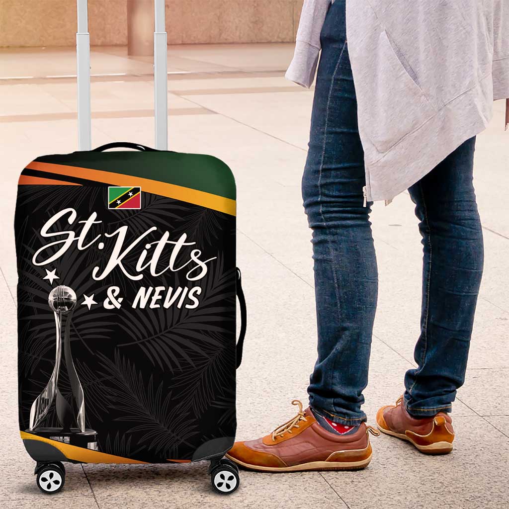 St Kitts Nevis Cricket Luggage Cover Go Patriots Go Champions LT7