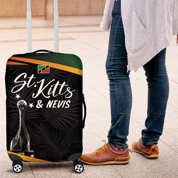 St Kitts Nevis Cricket Luggage Cover Go Patriots Go Champions LT7