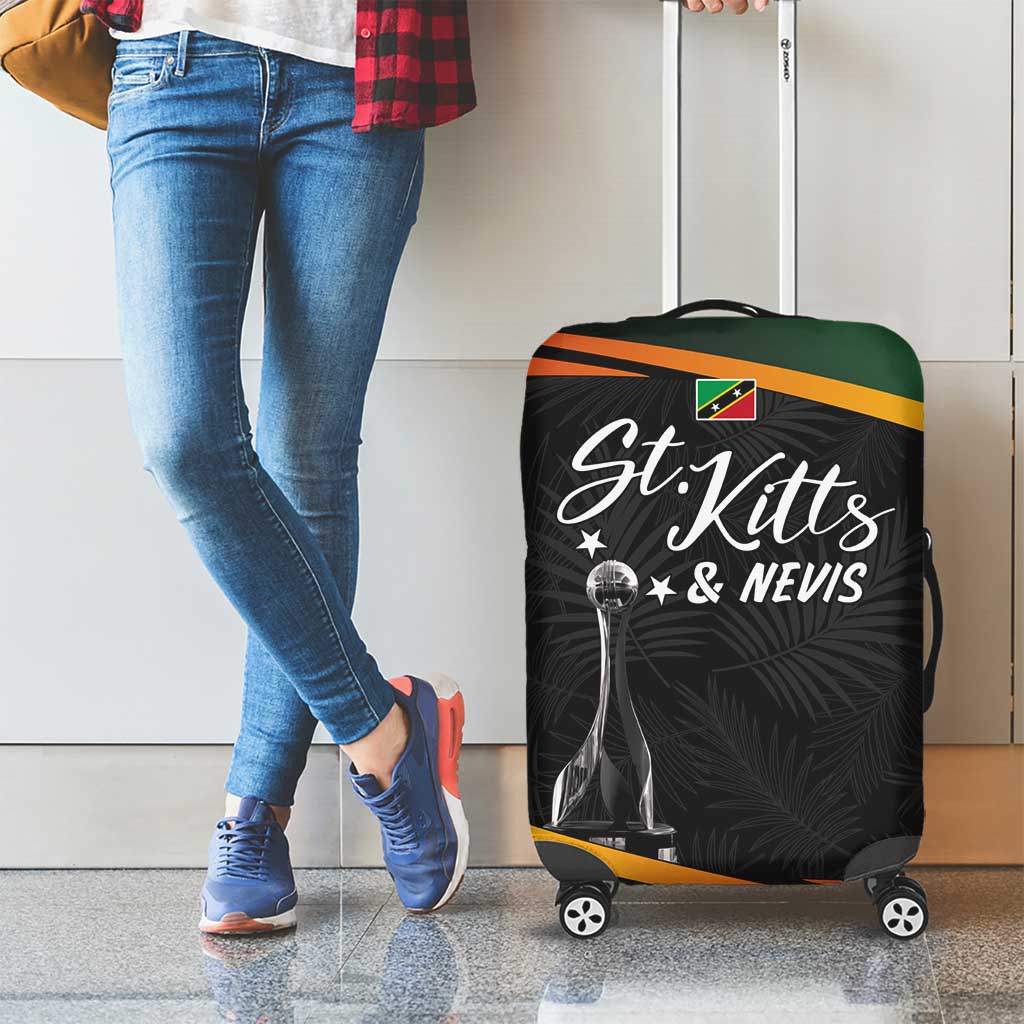 St Kitts Nevis Cricket Luggage Cover Go Patriots Go Champions LT7