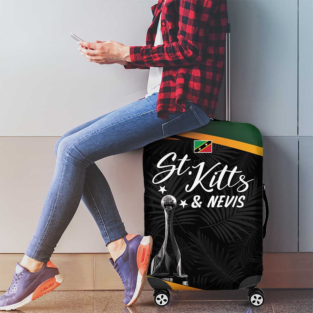 St Kitts Nevis Cricket Luggage Cover Go Patriots Go Champions LT7