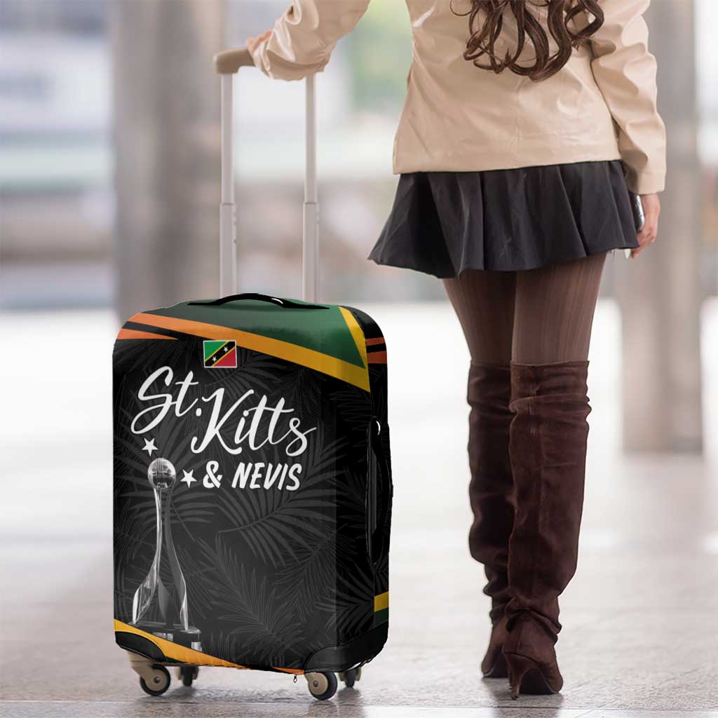 St Kitts Nevis Cricket Luggage Cover Go Patriots Go Champions LT7