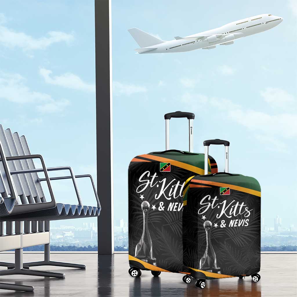 St Kitts Nevis Cricket Luggage Cover Go Patriots Go Champions LT7