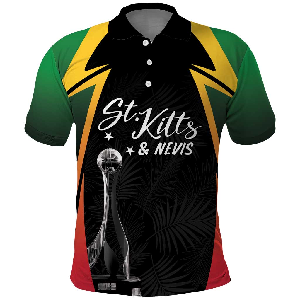 St Kitts Nevis Cricket Custom Polo Shirt Go Patriots Go Champions LT7