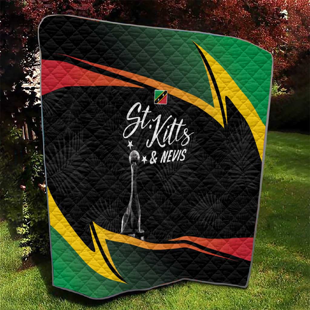 St Kitts and Nevis Cricket Afro Quilt Go Patriots Go Champions LT7