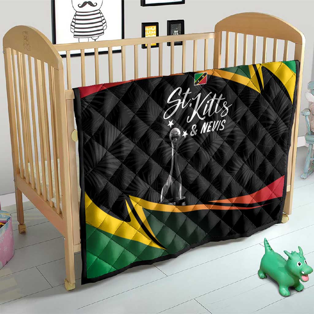 St Kitts and Nevis Cricket Afro Quilt Go Patriots Go Champions LT7
