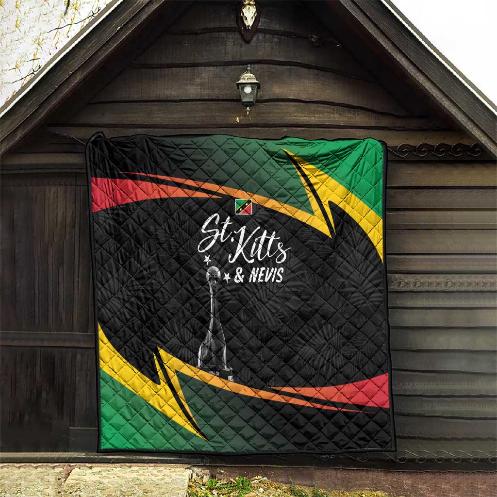 St Kitts and Nevis Cricket Afro Quilt Go Patriots Go Champions LT7