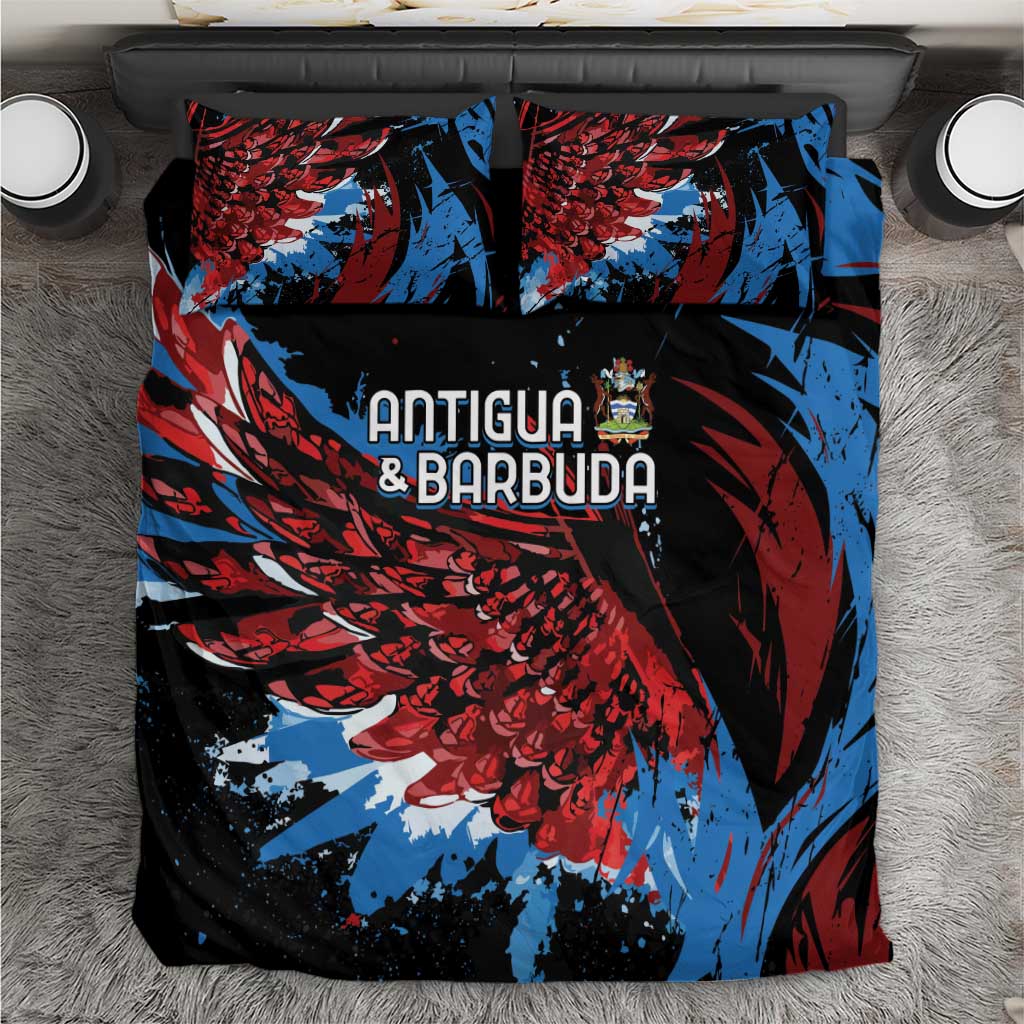 Afro-Antigua and Barbuda Cricket Bedding Set Falcons Wings - Take Off LT7