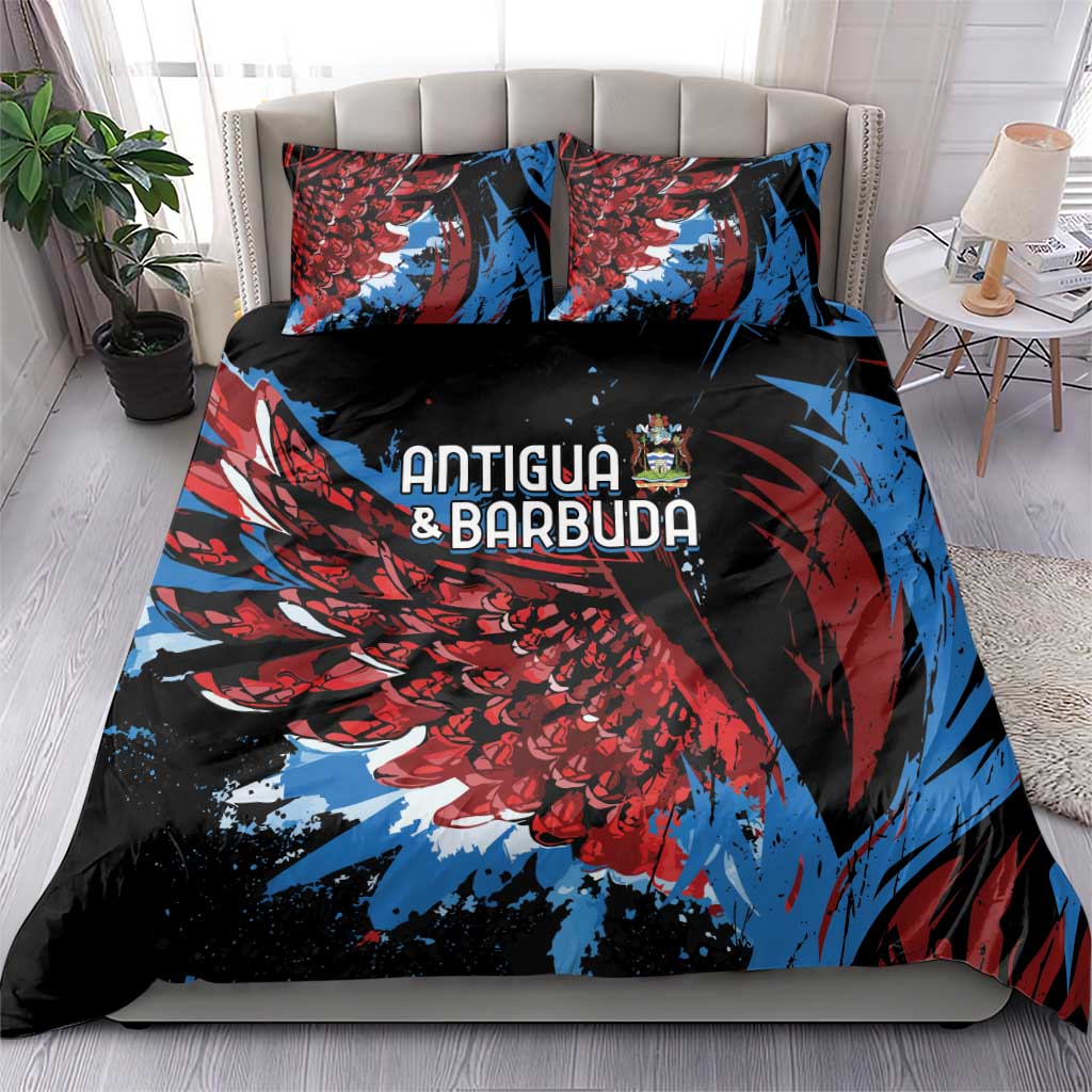 Afro-Antigua and Barbuda Cricket Bedding Set Falcons Wings - Take Off LT7