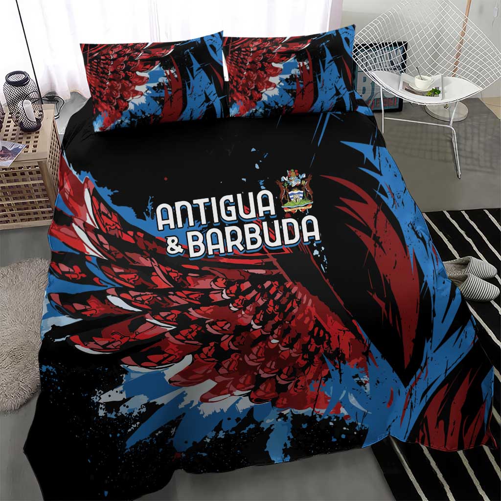 Afro-Antigua and Barbuda Cricket Bedding Set Falcons Wings - Take Off LT7
