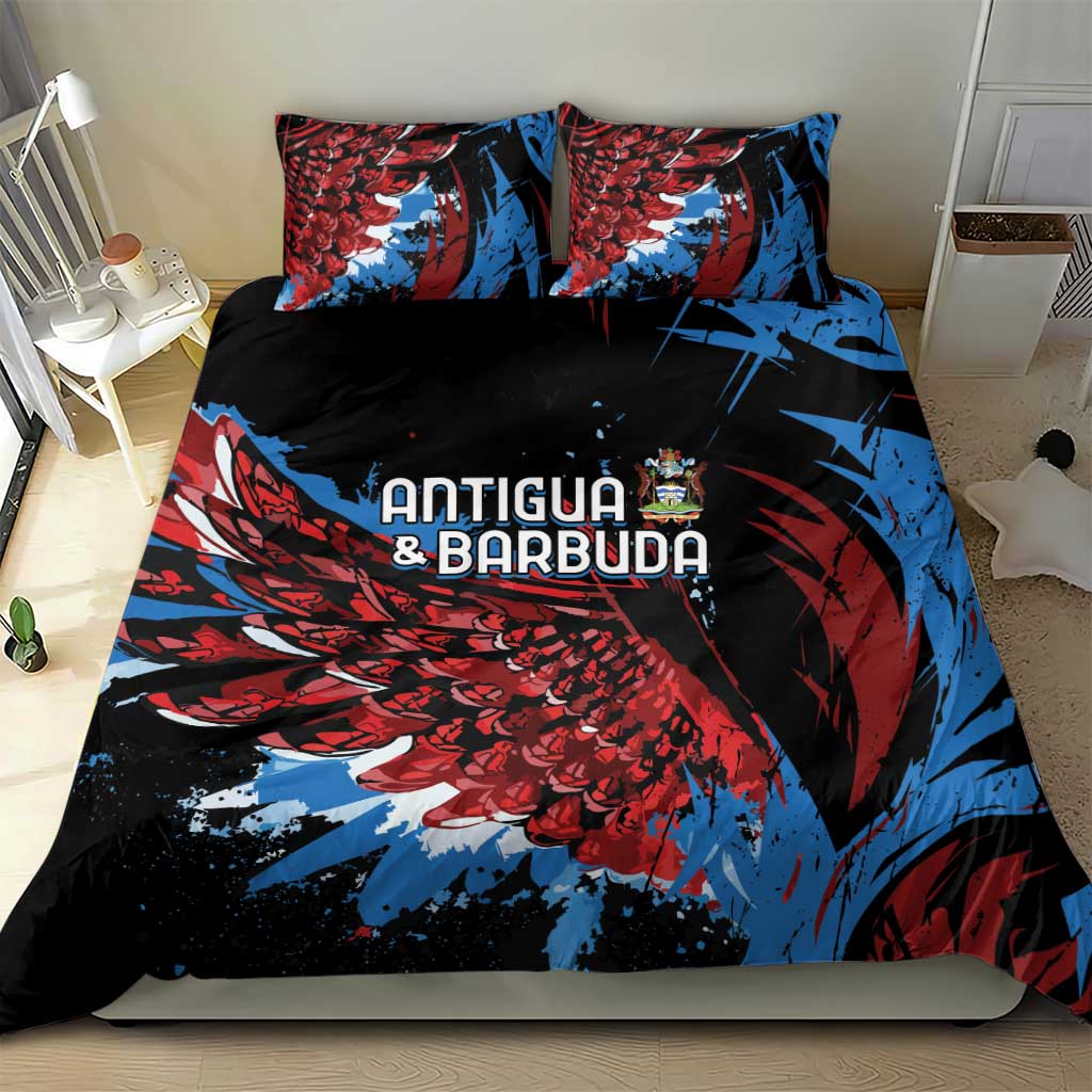 Afro-Antigua and Barbuda Cricket Bedding Set Falcons Wings - Take Off LT7