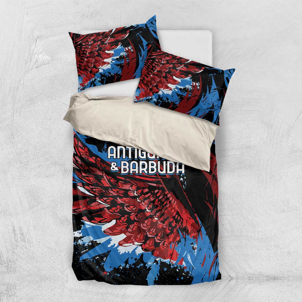 Afro-Antigua and Barbuda Cricket Bedding Set Falcons Wings - Take Off LT7
