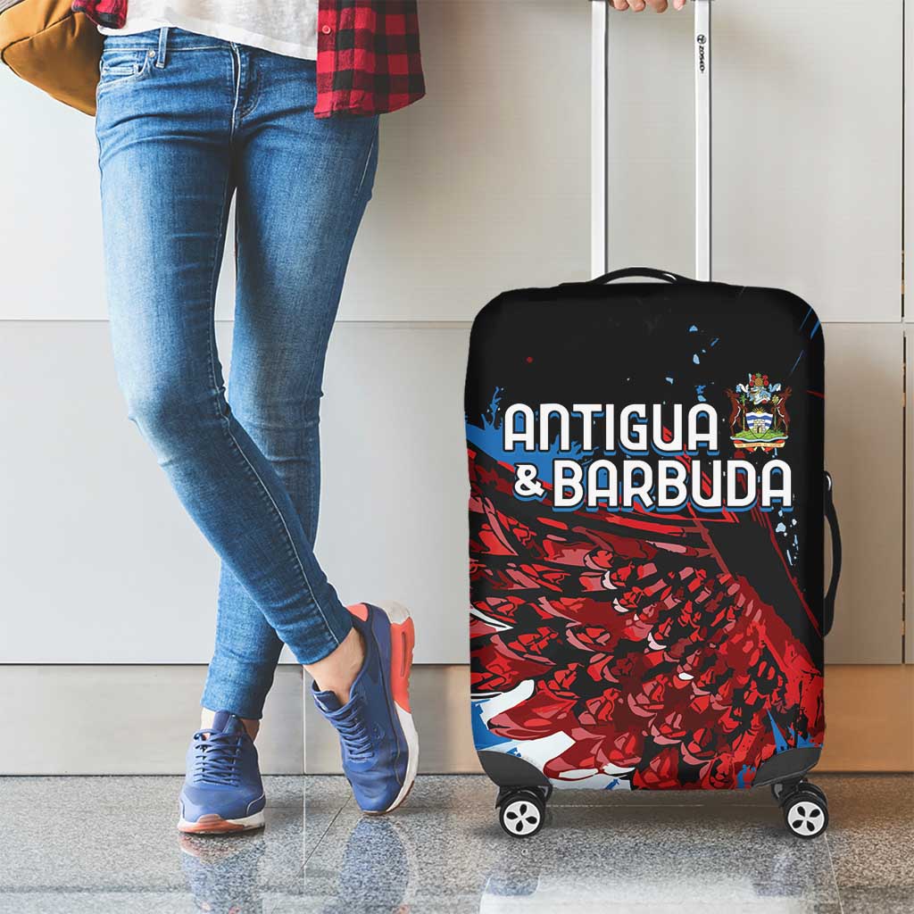 Antigua and Barbuda Cricket Luggage Cover Falcons Wings - Take Off LT7