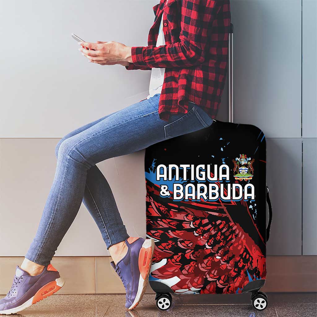 Antigua and Barbuda Cricket Luggage Cover Falcons Wings - Take Off LT7