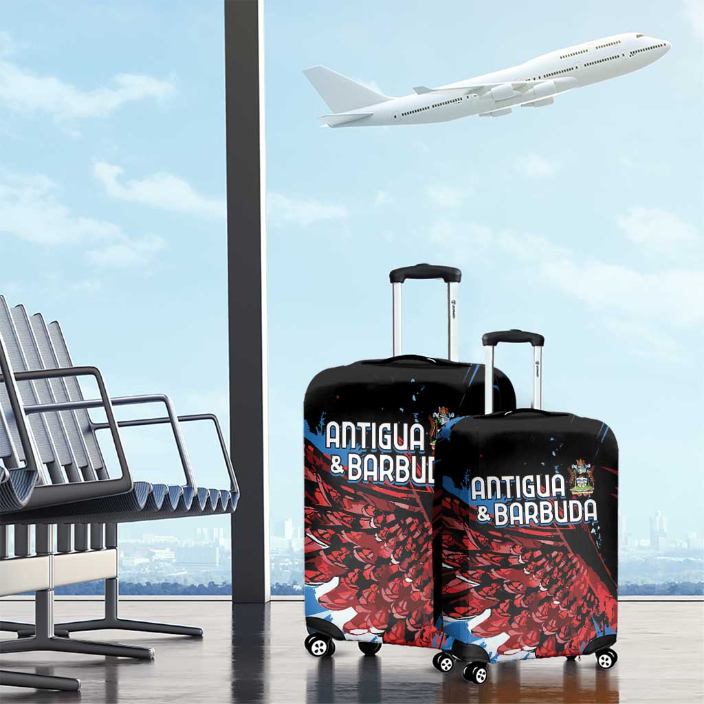 Antigua and Barbuda Cricket Luggage Cover Falcons Wings - Take Off LT7