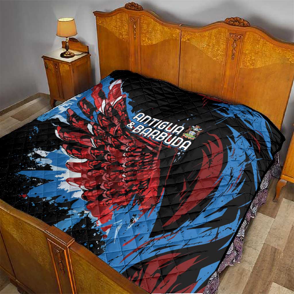 Afro-Antigua and Barbuda Cricket Quilt Falcons Wings - Take Off LT7