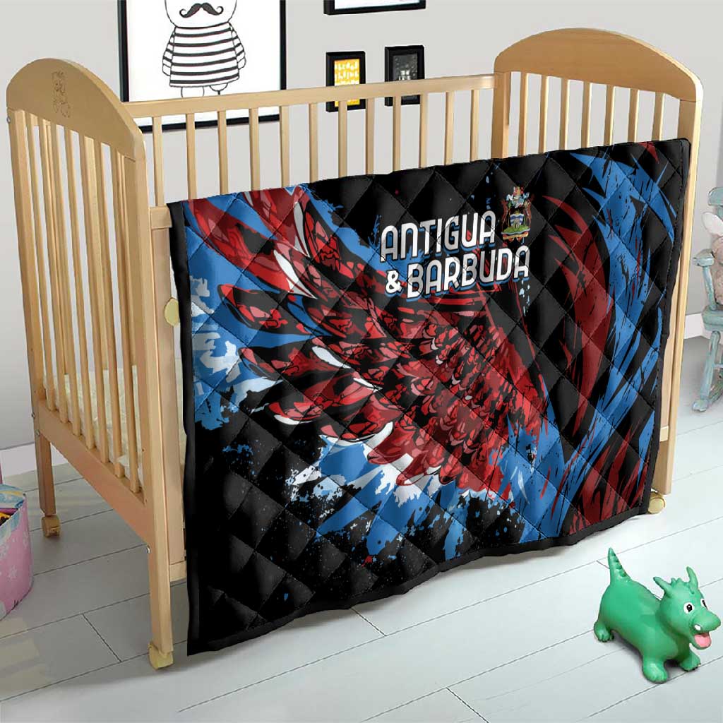 Afro-Antigua and Barbuda Cricket Quilt Falcons Wings - Take Off LT7