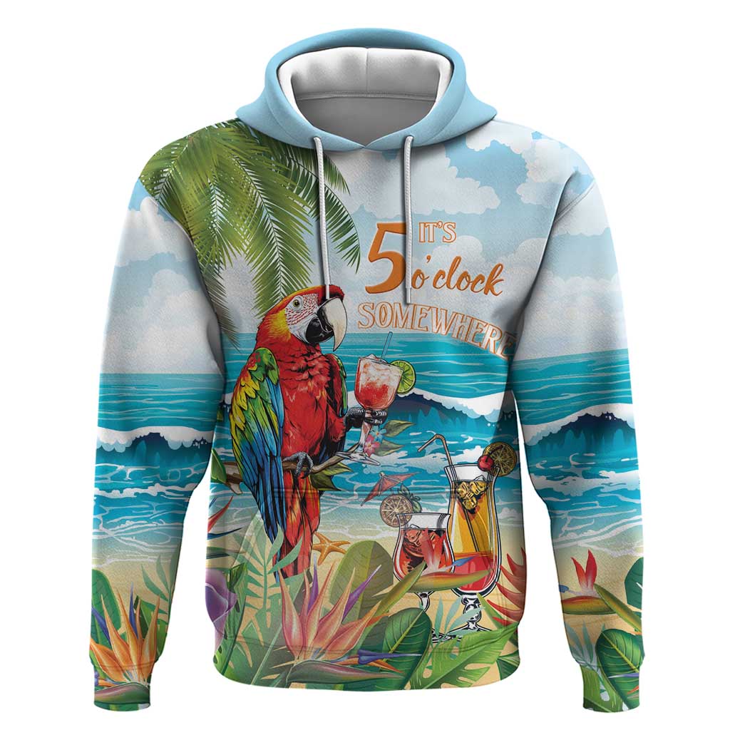 Aloha Hawaii Christmas Hoodie It's 5 o'clock Somewhere LT7