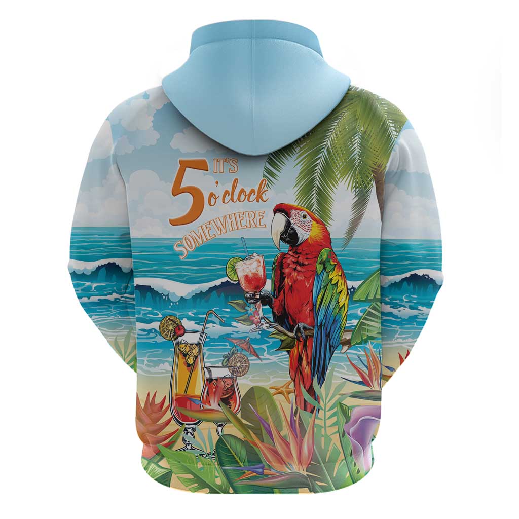 Aloha Hawaii Christmas Hoodie It's 5 o'clock Somewhere LT7