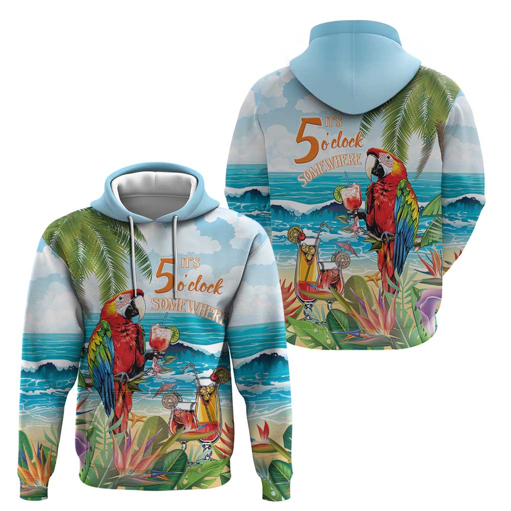 Aloha Hawaii Christmas Hoodie It's 5 o'clock Somewhere LT7