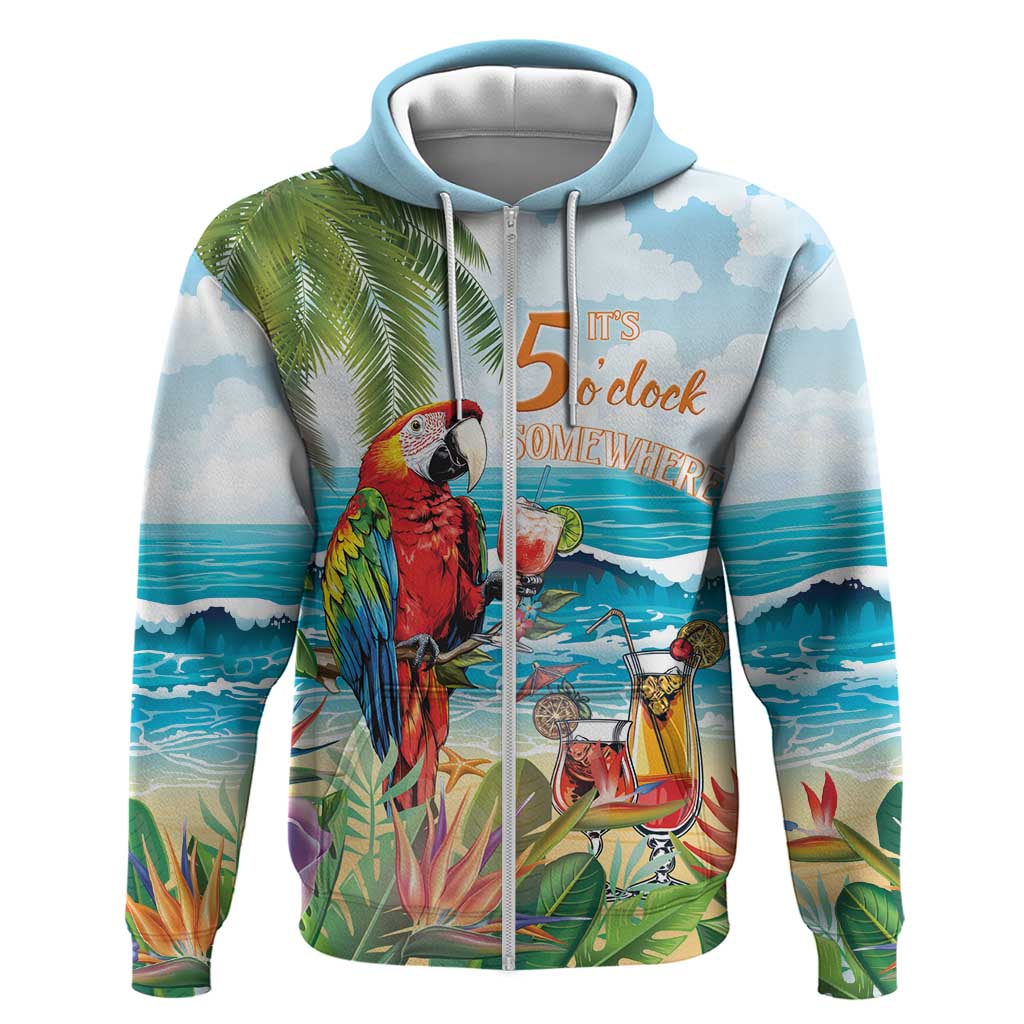 Aloha Hawaii Christmas Hoodie It's 5 o'clock Somewhere LT7