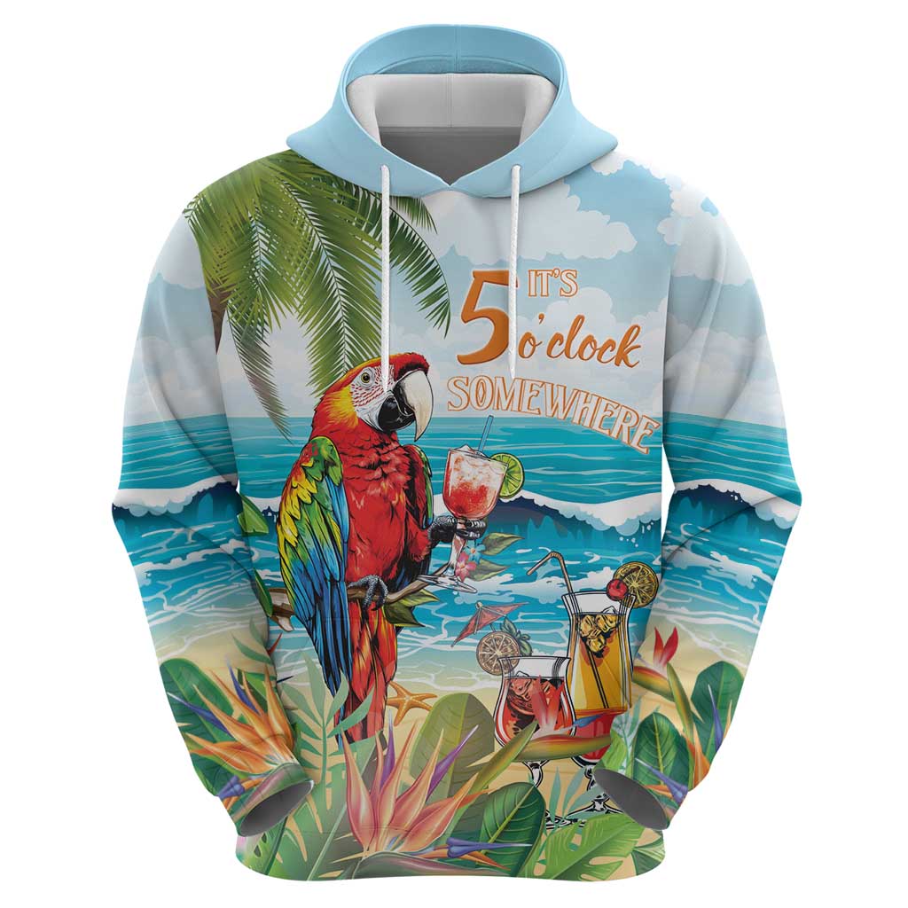 Aloha Hawaii Christmas Hoodie It's 5 o'clock Somewhere LT7