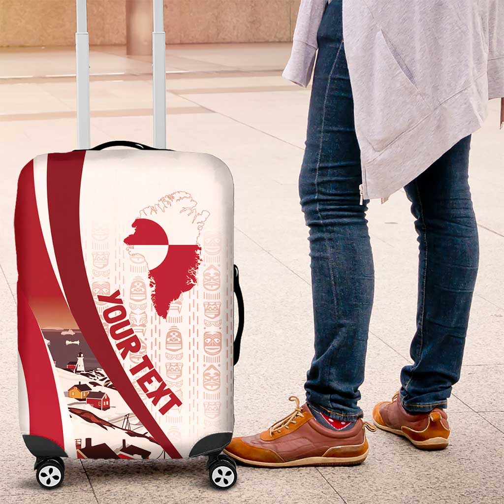 Personalized Greenland Luggage Cover Tupilaks Inspired LT7