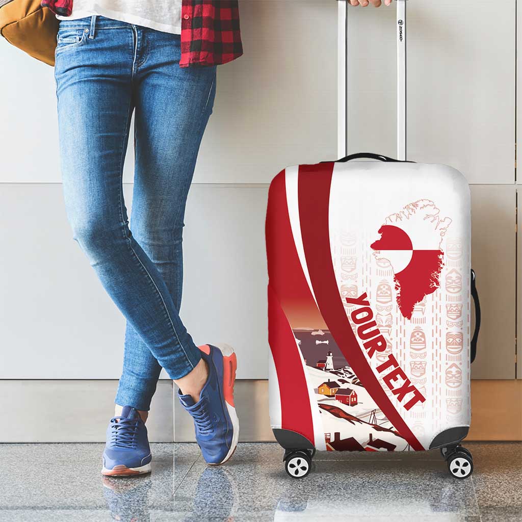 Personalized Greenland Luggage Cover Tupilaks Inspired LT7