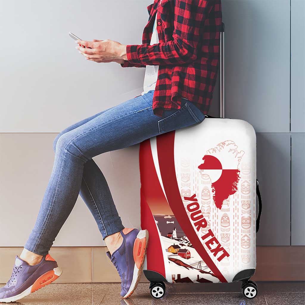 Personalized Greenland Luggage Cover Tupilaks Inspired LT7