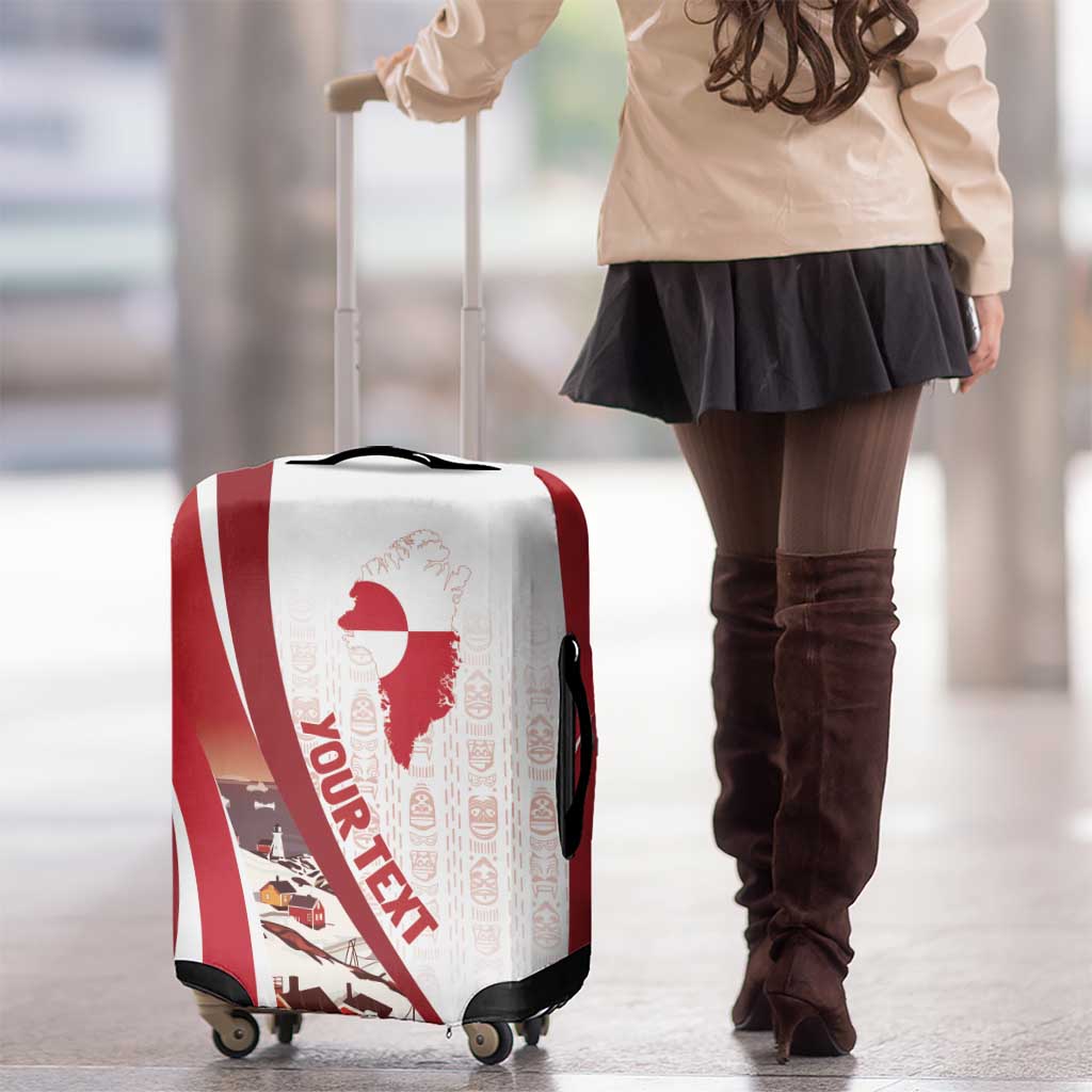 Personalized Greenland Luggage Cover Tupilaks Inspired LT7