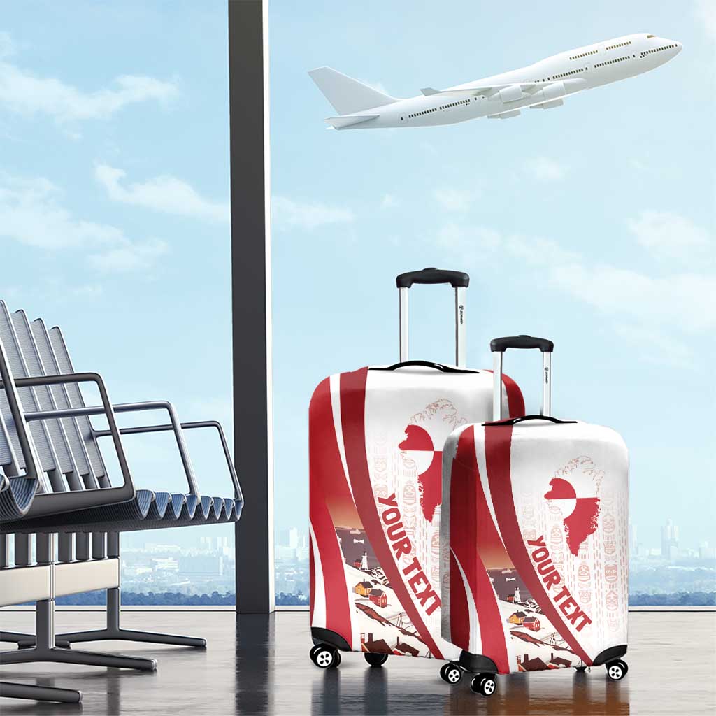 Personalized Greenland Luggage Cover Tupilaks Inspired LT7