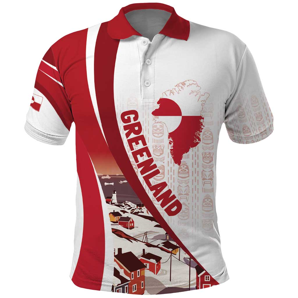 Personalized Greenland Polo Shirt Tupilaks Inspired LT7