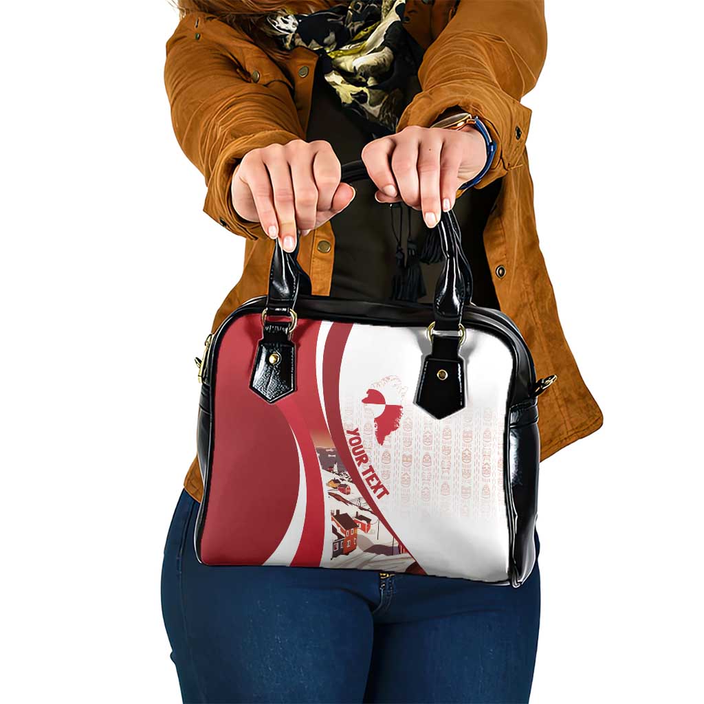 Personalized Greenland Shoulder Handbag Tupilaks Inspired LT7