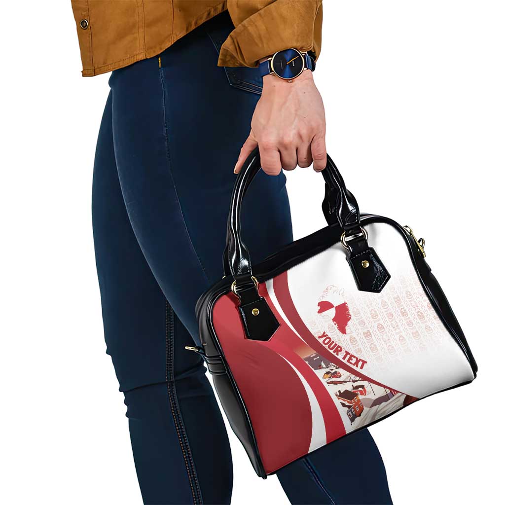 Personalized Greenland Shoulder Handbag Tupilaks Inspired LT7