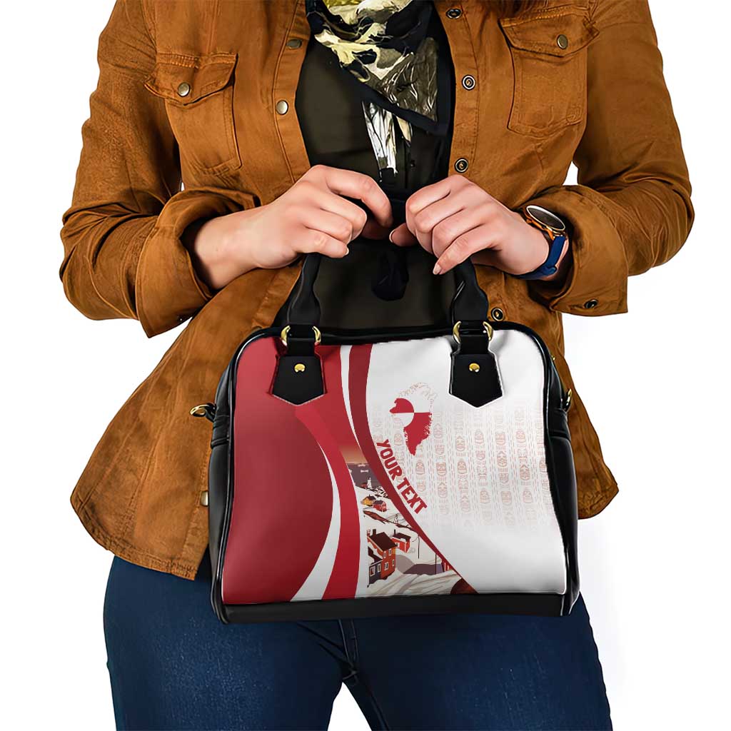 Personalized Greenland Shoulder Handbag Tupilaks Inspired LT7