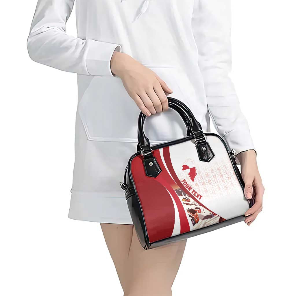 Personalized Greenland Shoulder Handbag Tupilaks Inspired LT7
