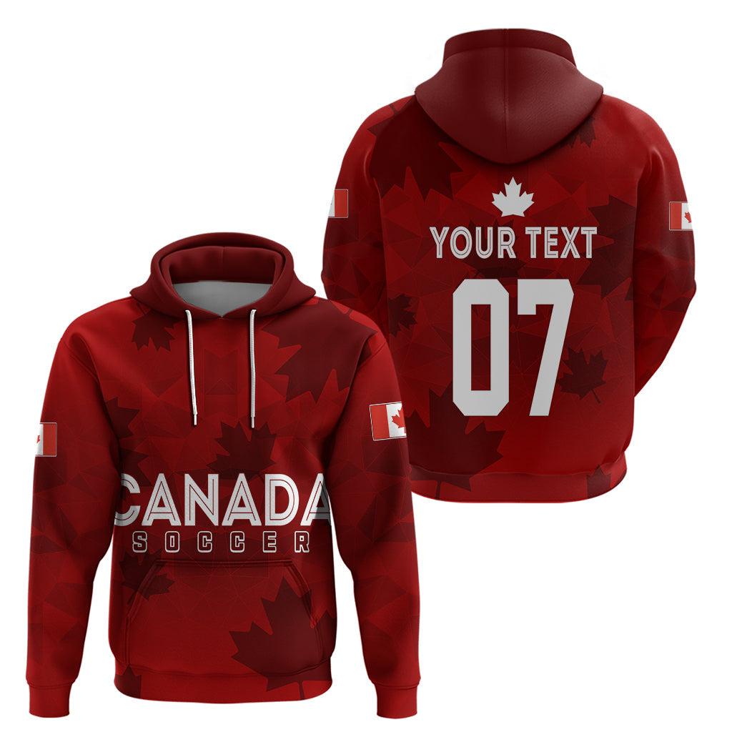 Personalised Canada Soccer Hoodie Women's WC 2023 Maple Style LT7